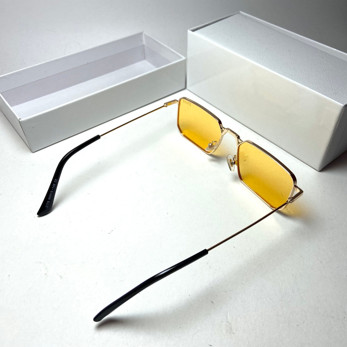 Dior Rectangular Yellow