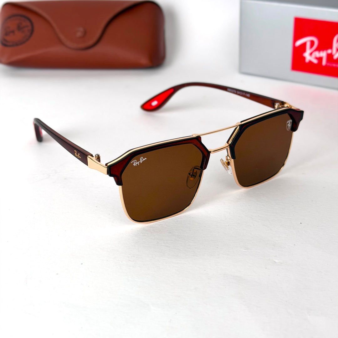 Ray Ban Scuderia Ferrari Hexa - Brown