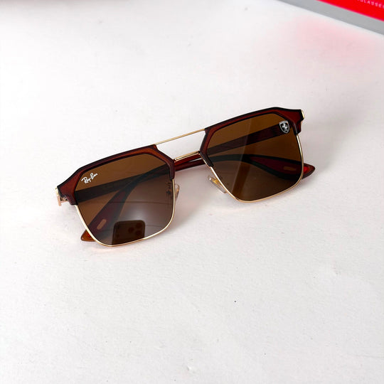 Ray Ban Scuderia Ferrari Hexa - Brown