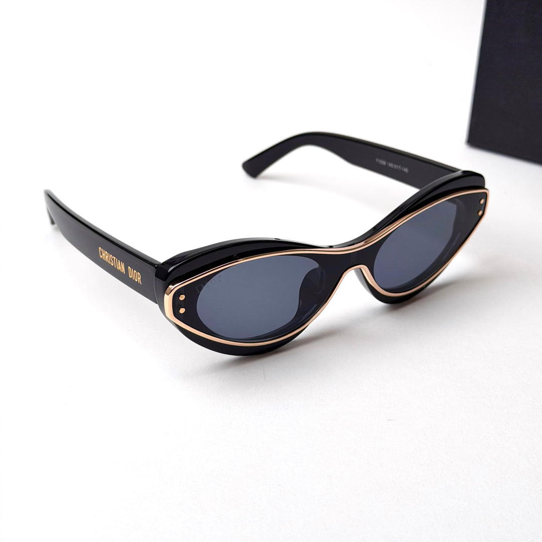 Dior DiorMeteor B1I Cat Eye – Black Gold