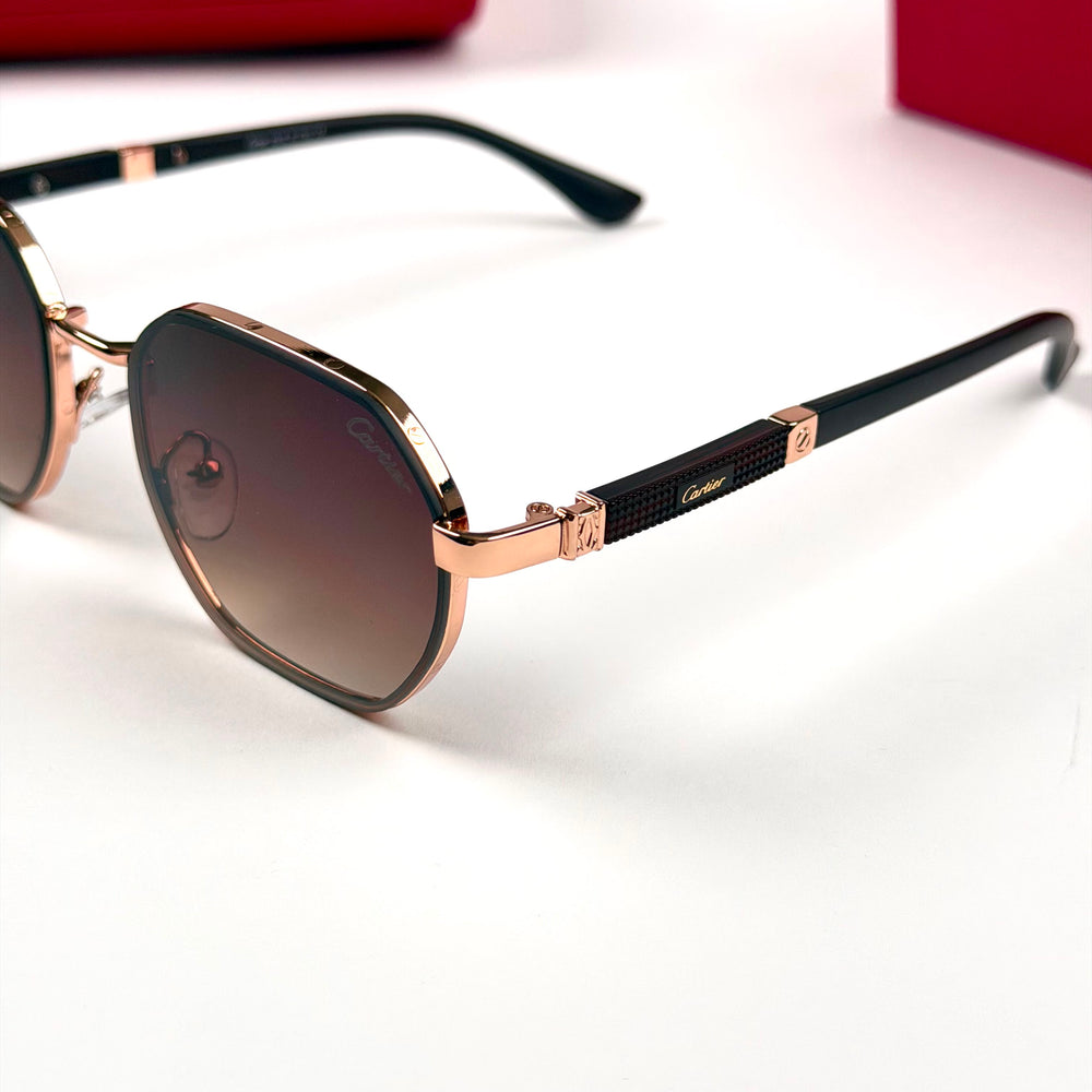 Cartier Octagon Royale – Brown Gradient