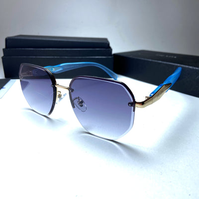 Prada Hexagonal Blue