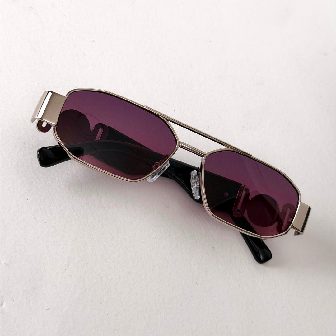 Versace Rectangular VE2267 – Silver Purple Gradient