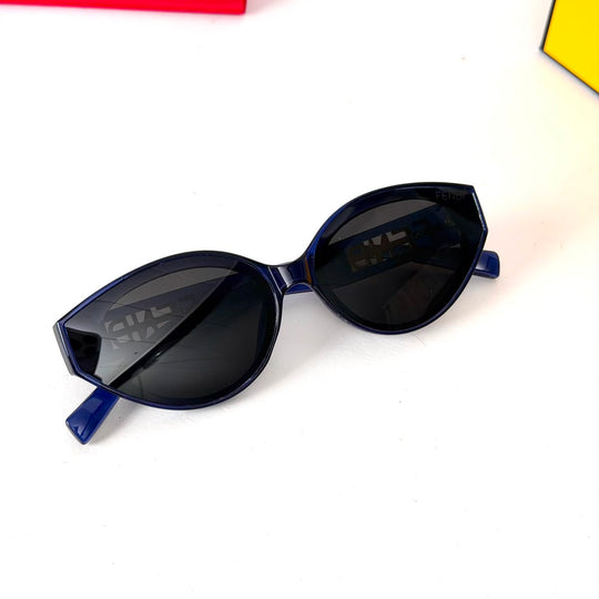 Fendi Cat Eye – Crystal Navy Blue