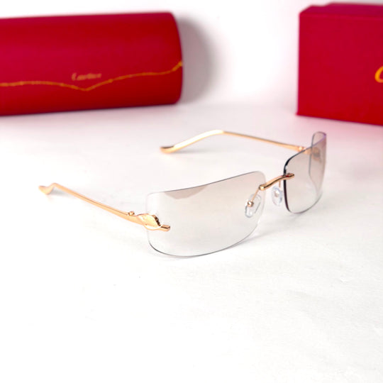 Panthère de Cartier Rimless – Clear Smoke