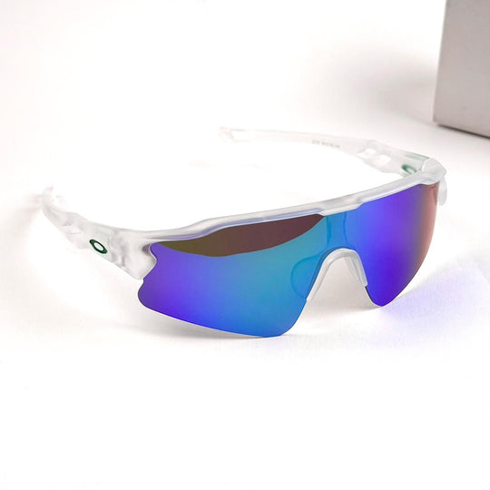 Oakley Radar EV Path – Clear White Blue Violet Mirror