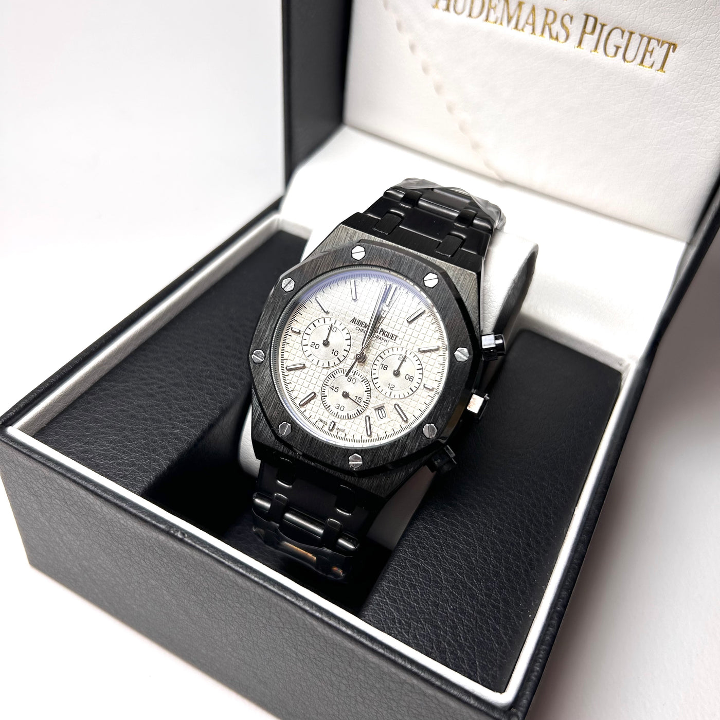 Audemars Piguet Royal Oak Chronograph For Him - Black with Gray Dial