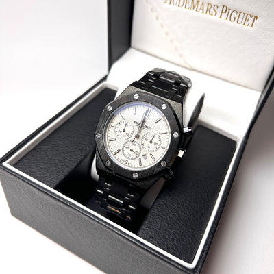Audemars Piguet Royal Oak Chronograph For Him - Black with Gray Dial
