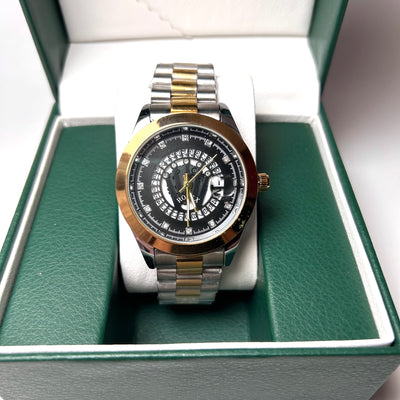 Rolex Date Just Homage - Two-Tone with Calendar Dial