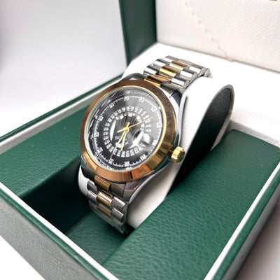 Rolex Date Just Homage - Two-Tone with Calendar Dial