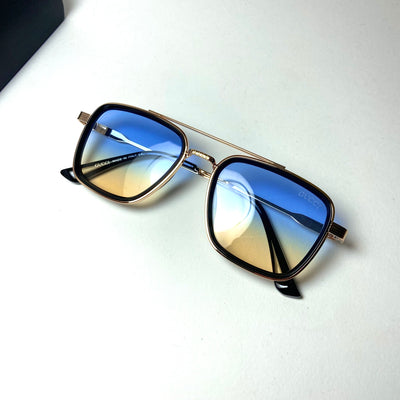 Gucci Square B80 - Blue & Yellow