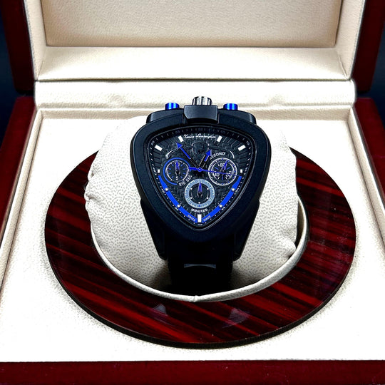 Tonino Lamborghini Spyder Chronograph – Black &amp; Blue