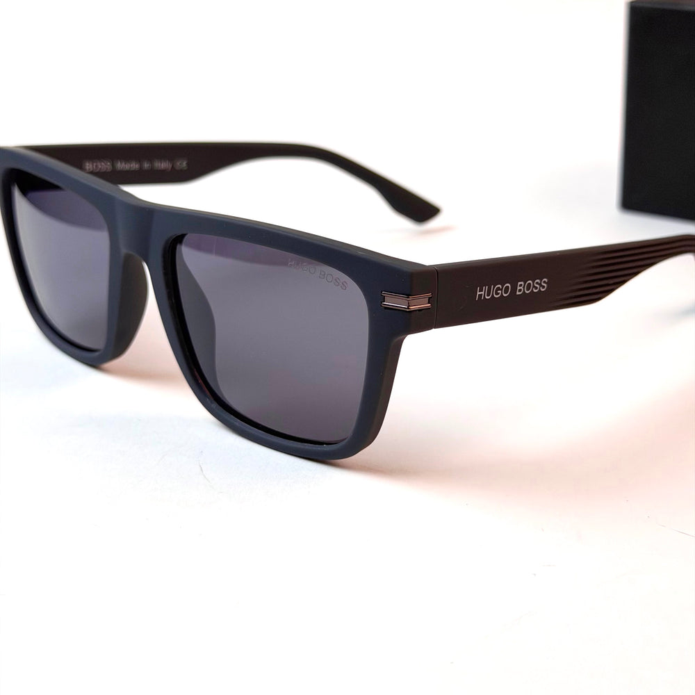 HUGO BOSS Rectangular Square – Navy Smoke