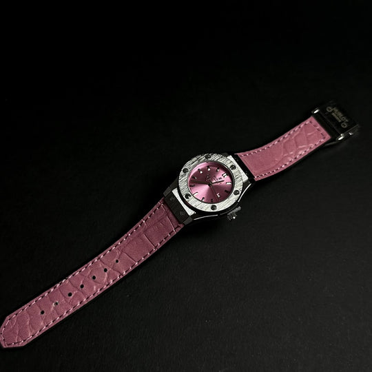 Hublot Big Bang For Her – Pink Dial &amp; Pink Alligator Strap