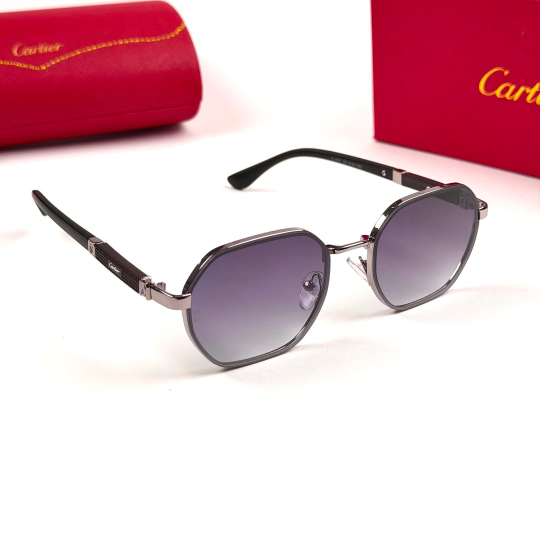 Cartier Octagon Royale – Purple Grey Gradient