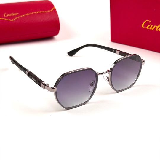 Cartier Octagon Royale – Purple Grey Gradient