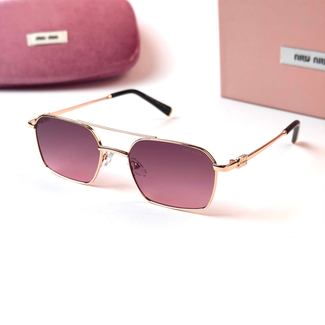Miu Miu Double Bridge – Rose Gold Mauve