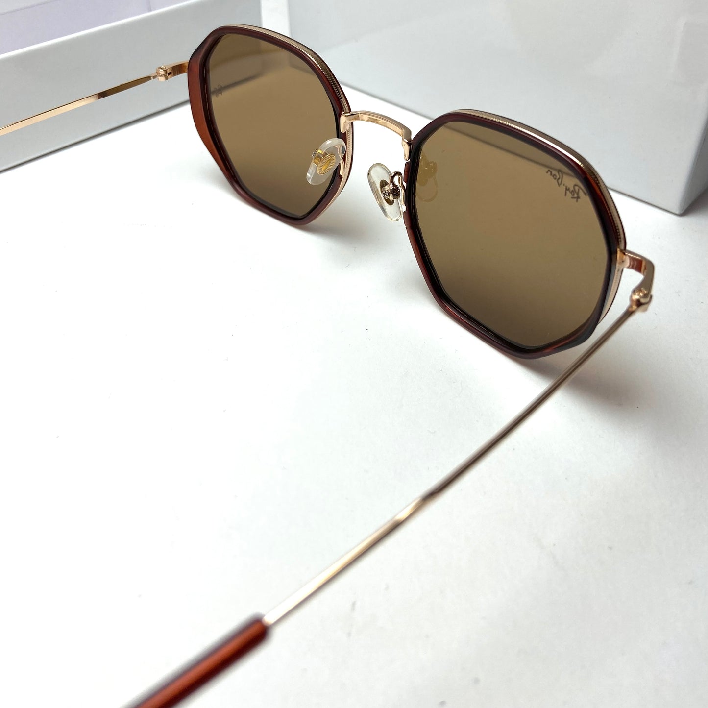 Ray Ban Double Edges Brown N