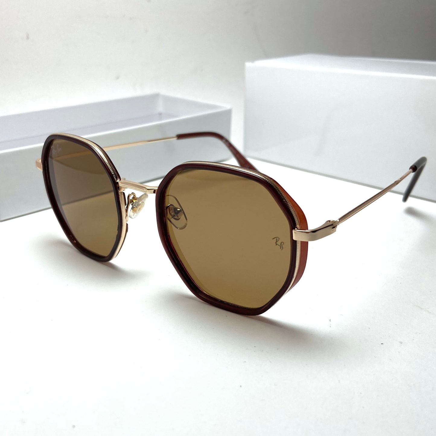 Ray Ban Double Edges Brown N