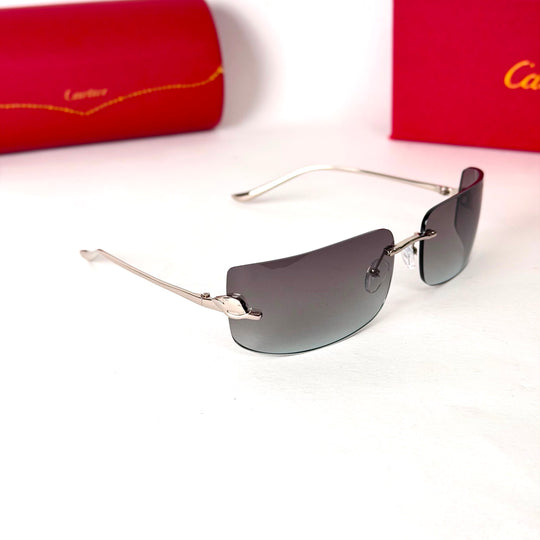 Panthère de Cartier Rimless – Smoke Grey Gradient