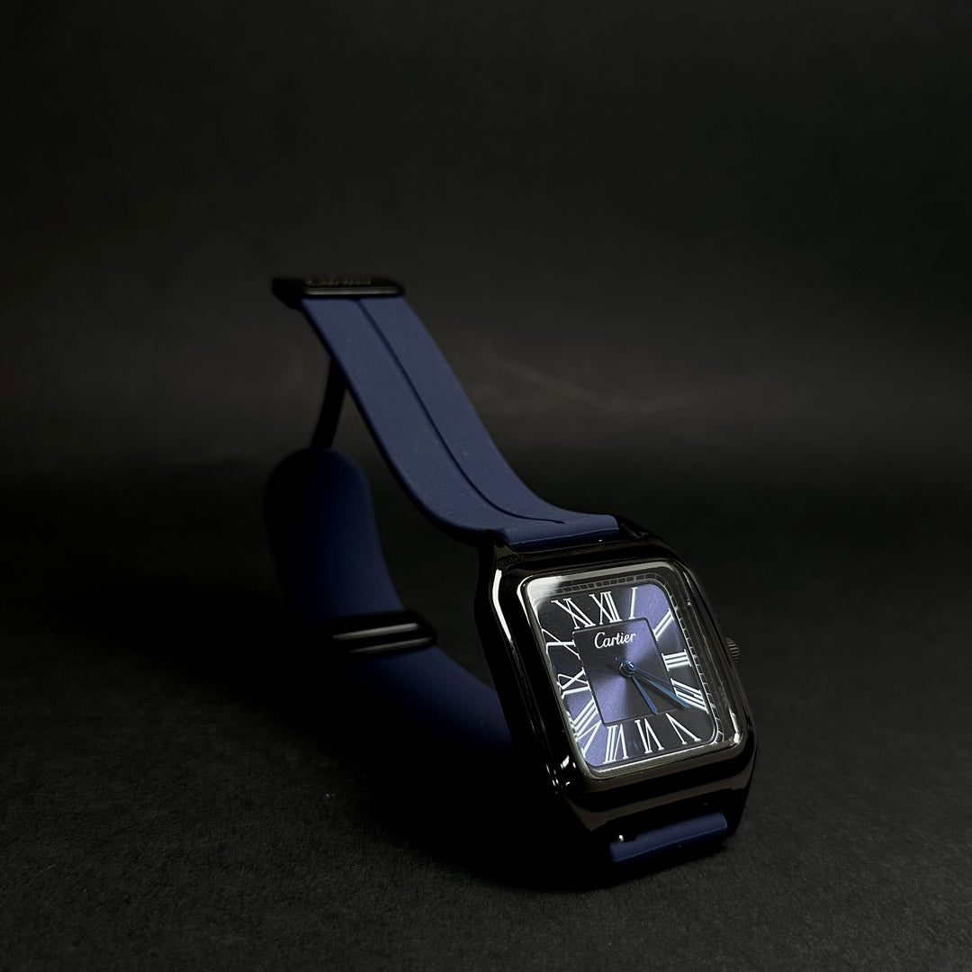 Cartier Tank – Black &amp; Blue
