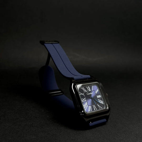 Cartier Tank – Black &amp; Blue