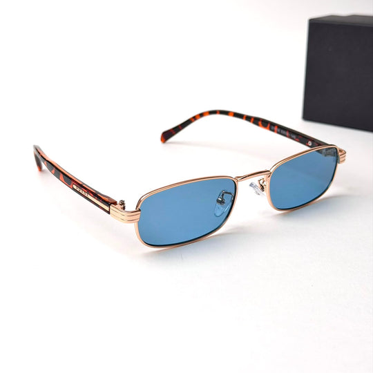 Prada PR B54S Rectangular – Rose Gold Blue
