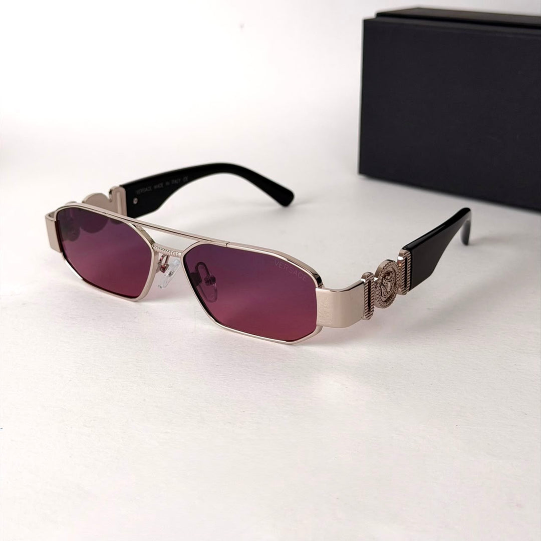 Versace Rectangular VE2267 – Silver Purple Gradient