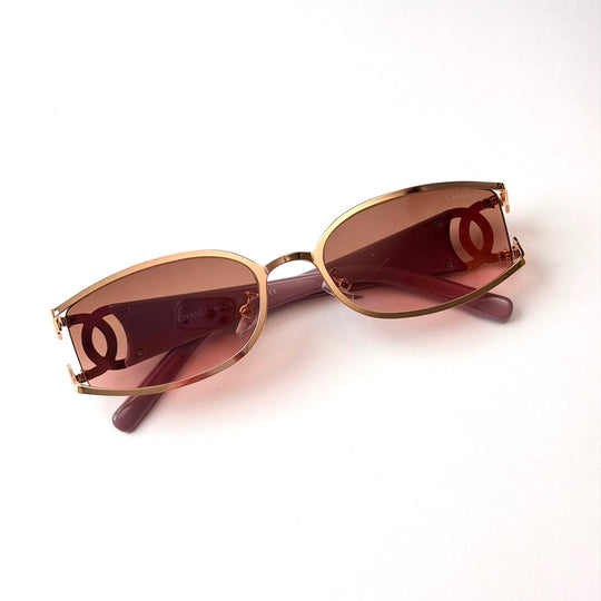 Chanel CC Metal – Rose Brown