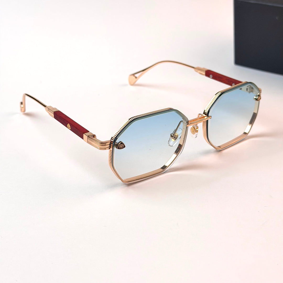 Maybach Octagonal – Rose Gold Blue Gradient
