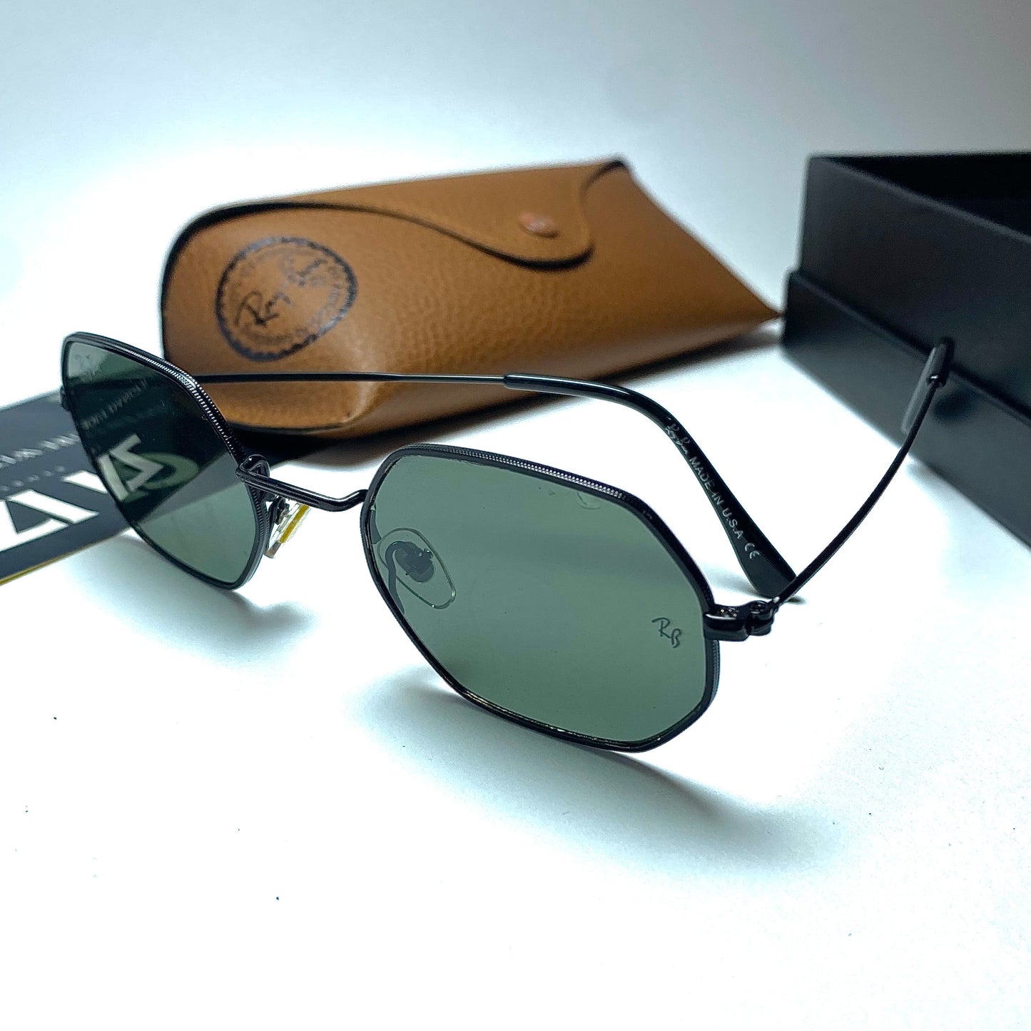 Ray Ban Octagonal Flat Black