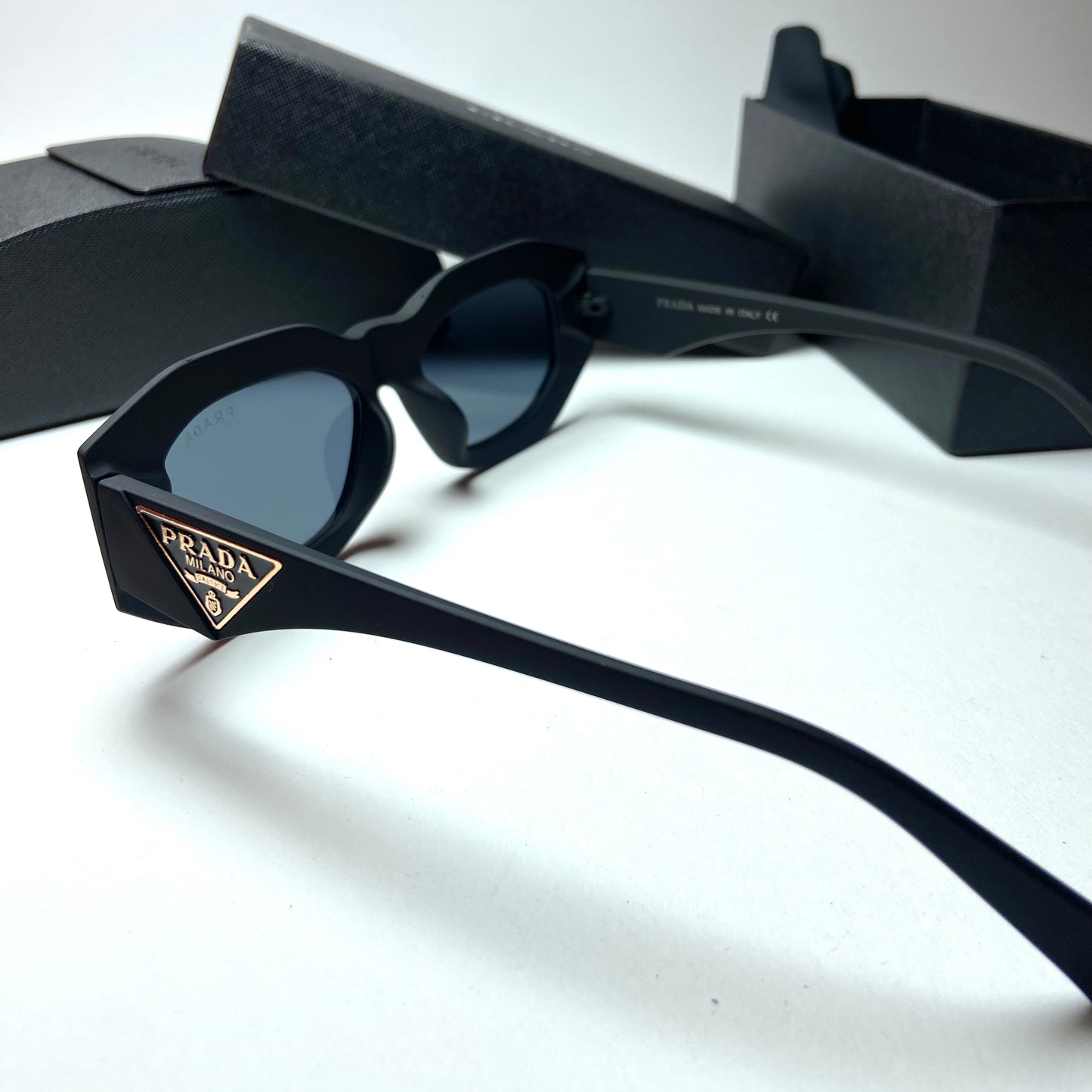 Prada Geometric Black Matte