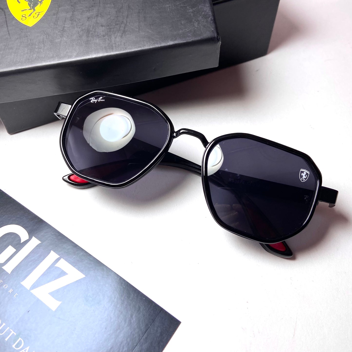 Ray Ban Geometric Scuderia Ferrari Black