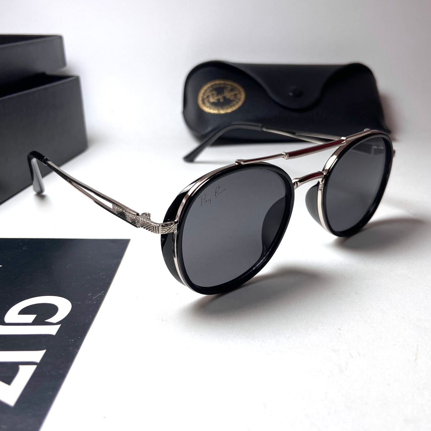 Ray Ban Double Bridge Round Black