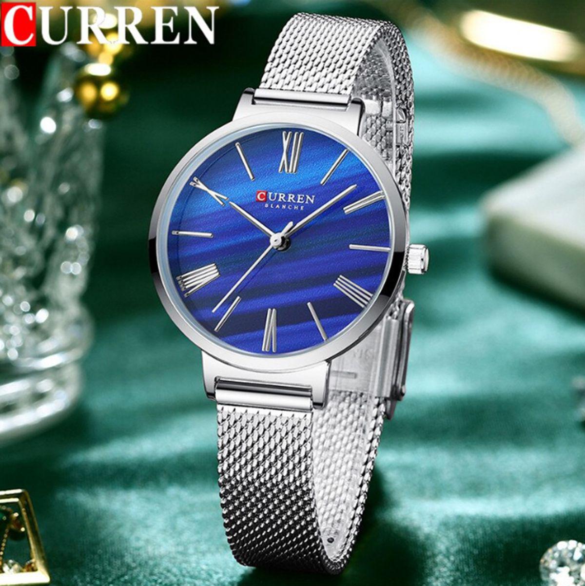 curren W 9076 Silver Blue