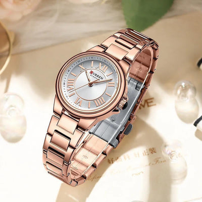 Curren w 9091 rose gold