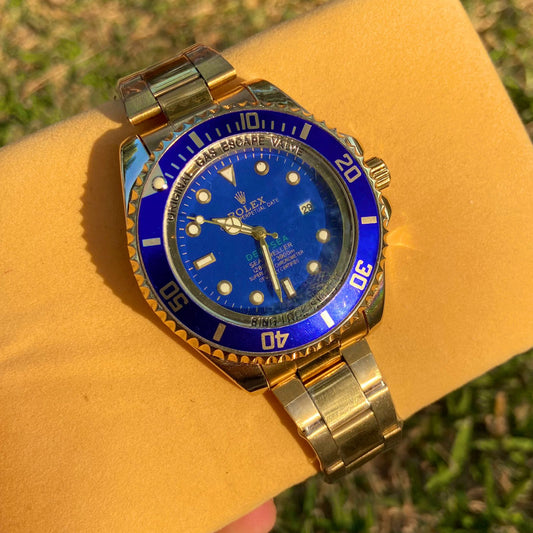 Rolex Oyster Perpetual Date Deep Sea Golden Blue