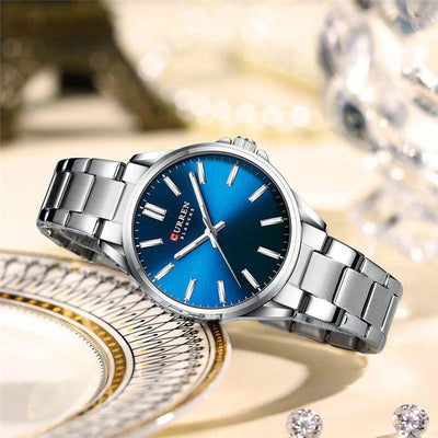 Curren W 9090 Silver Blue
