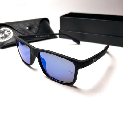 Ray Ban Rectangular RBW1043 - Blue Mirror