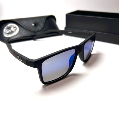 Ray Ban Rectangular RBW1043 - Blue Mirror