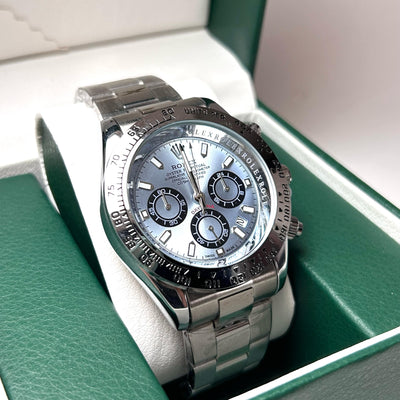 Rolex Cosmograph Daytona - Stainless Steel with Ice Blue Dial For Him