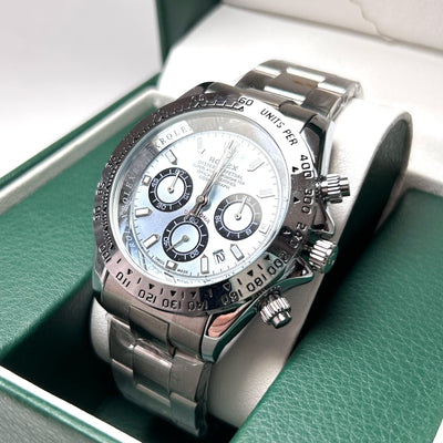 Rolex Cosmograph Daytona - Stainless Steel with Ice Blue Dial For Him