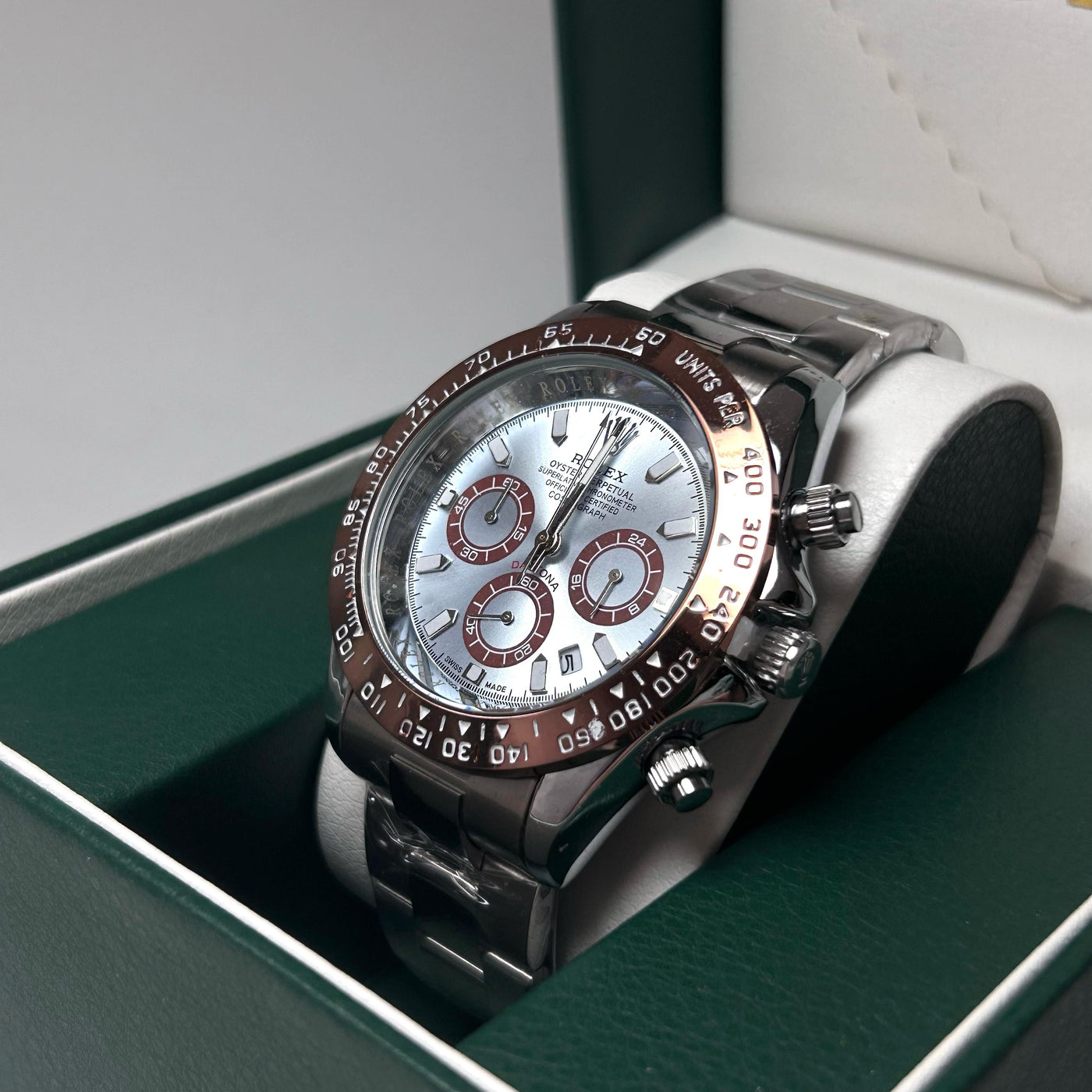 Rolex Cosmograph Daytona - Stainless Steel with White/Bronze Dial For Him
