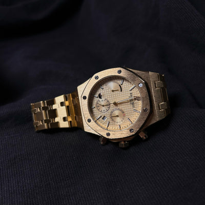 Audemars Piguet Royal Oak Chronograph For Him - Gold Tone