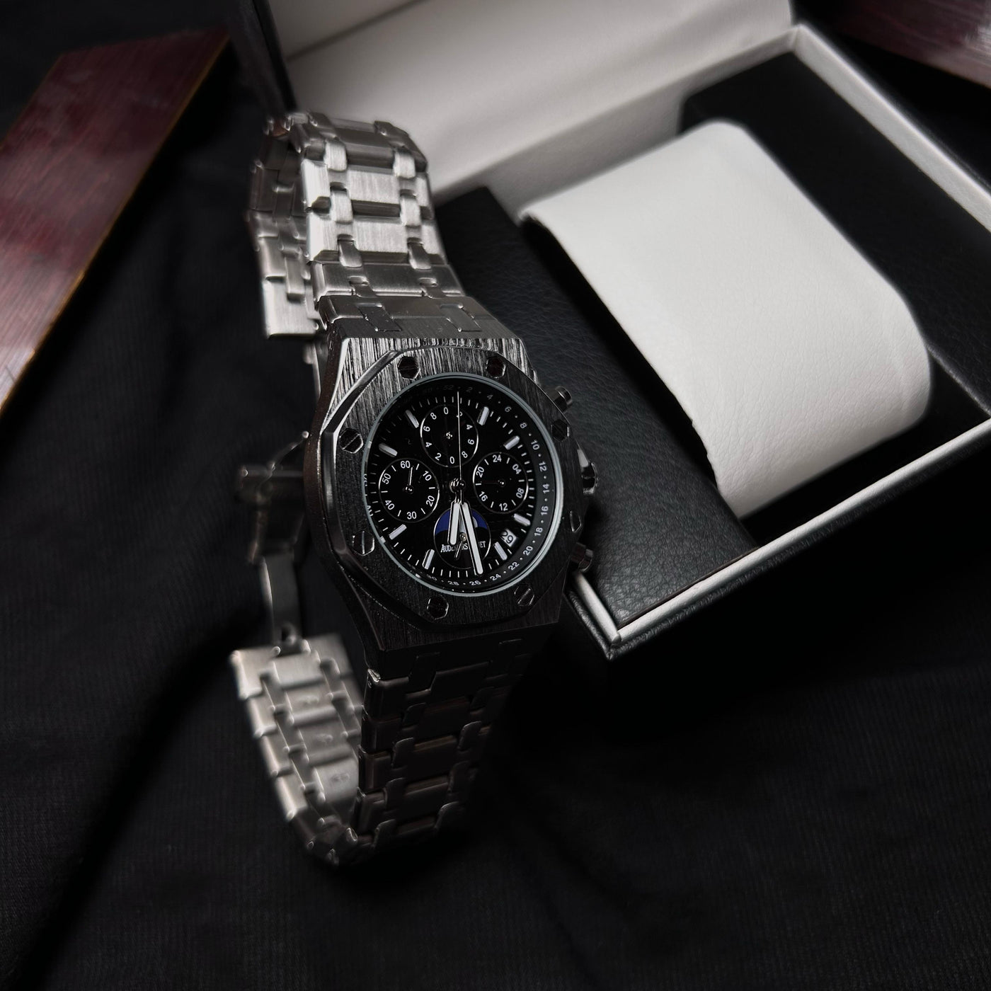 Audemars Piguet Royal Oak Chronograph For Him - Stainless Steel with Black "Panda" Dial