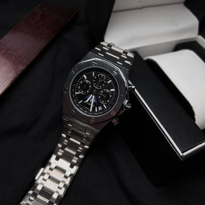 Audemars Piguet Royal Oak Chronograph For Him - Stainless Steel with Black "Panda" Dial