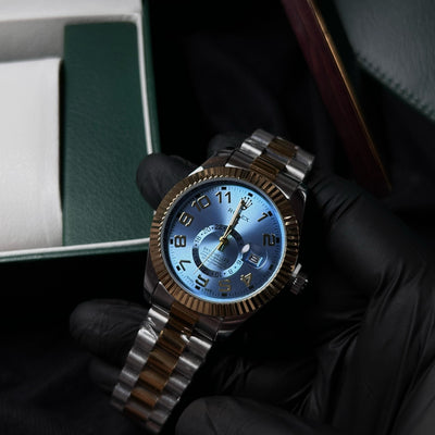 Rolex Sky Dweller For Him - Two-Tone with Blue Dial