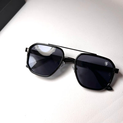 Ray Ban Geometric Double Bridge Scuderia Ferrari - Black