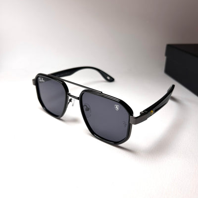 Ray Ban Geometric Double Bridge Scuderia Ferrari - Black