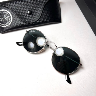 Ray-Ban Round Metal RB3447 - Silver/Black